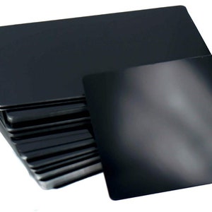 Personalisierte Gravur Aluminium Visitenkarten