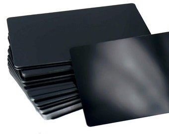 Personalisierte Gravur Aluminium Visitenkarten