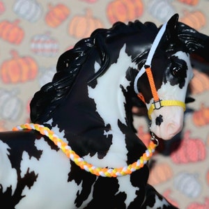 Candy corn breyer halter set