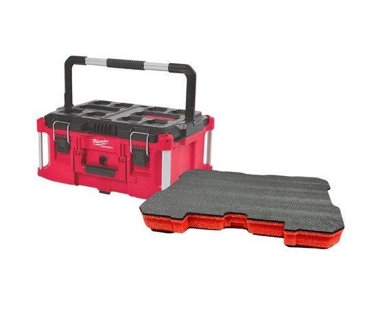 Kaizen Insert Compatible With Milwaukee Packout 48-22-8425 Large Tool Box Customizable  Foam Insert for Packout 