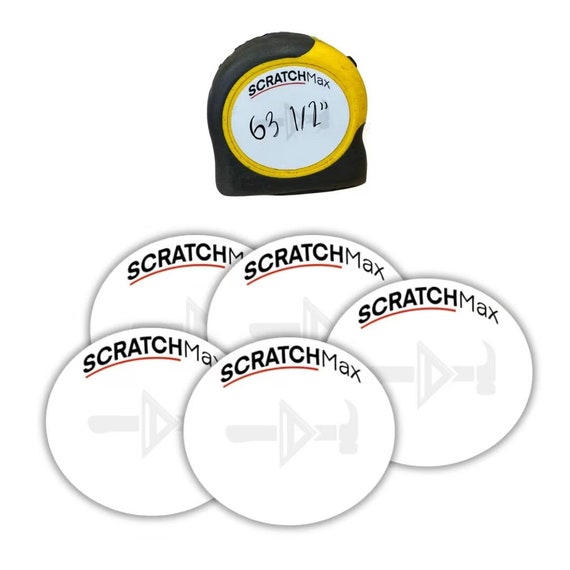 Scratchmax Erasable Tape Measure Note Pad 5 Pack Measuring Tape