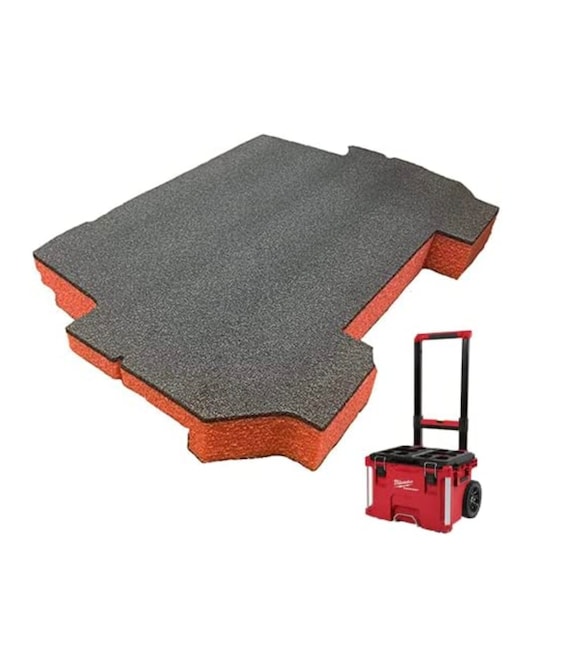 Kaizen Insert Compatible With Milwaukee Packout 48-22-8426 Rolling Tool Box Customizable  Foam Insert for Packout 