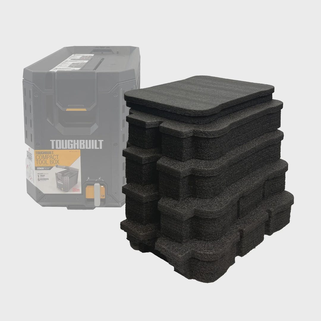 Toughbuilt Stacktech Compact Tool Box - Kaizen Inserts - Etsy