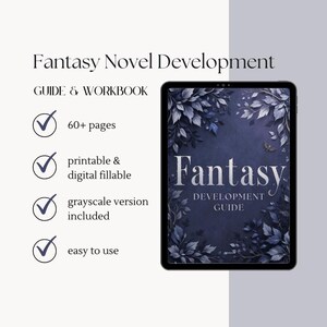 Fantasy Creative Writing Workbook PDF – 12 interactive chapters with prompts, worldbuilding tips, and exercises for writers.