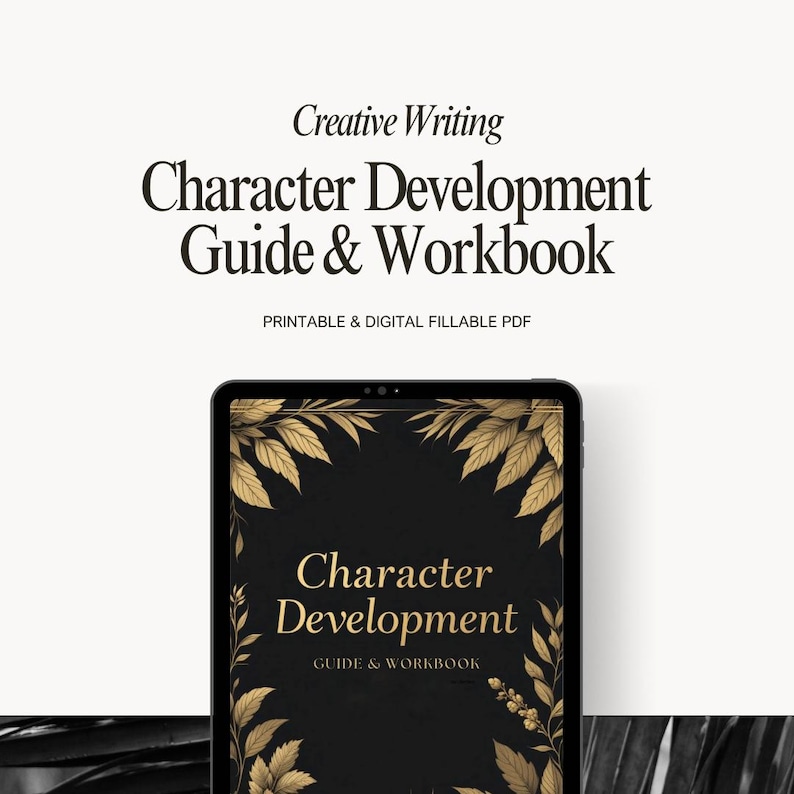 Character Development Guide Fillable Pdf For Writers Authors And