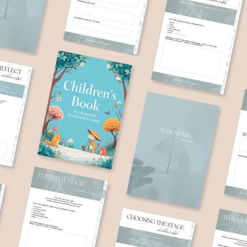 Book Writing Guide Template Children’s Book Writing Guide | Creative Workbook PDF | Story Planner ...