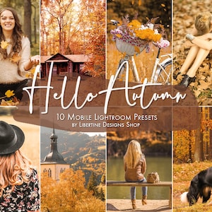 10 Autumn Presets Lightroom | Fall Presets | Lightroom Mobile Presets | Lightroom Presets | Halloween Presets | Presets Fall | Preset Autumn