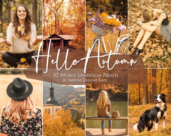 10 Autumn Presets Lightroom | Fall Presets | Lightroom Mobile Presets | Lightroom Presets | Halloween Presets | Presets Fall | Preset Autumn