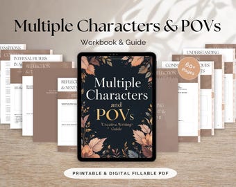 Multiple Characters & POV Writing Guide – Multi-POV Story Workbook (Digital Download)