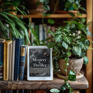 Mystery thriller novel workbook PDF for writers with character, plot, and suspense exercises.