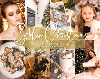 10 Winter Presets Lightroom Mobile | Christmas Presets | Lightroom Mobile Presets | Lightroom Presets | Winter Presets | Presets Gold