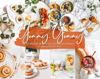 10 Lightroom Presets Food | lifestyle lightroom Presets | bright Presets | Lightroom Preset Mobile & Desktop | Lightroom Filters | aesthetic
