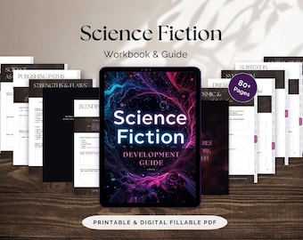 Sci-Fi Development Guide Workbook PDF — Interactive Writing Workbook for Science Fiction Authors