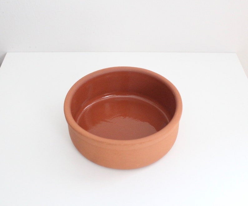 Clay Ceramic Casserole Dish, Terracotta Stew Pot Plate, Stoneware Crock, Dinnerware Bowl Set image 5