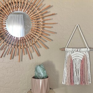 Mini Rainbow Macrame Wall Hangings