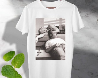 James Dean Marilyn Monroe T-Shirt poster Cool ideal gift Tee Top