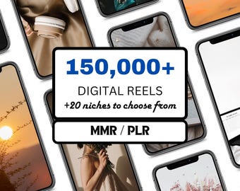 150,000+ Ready-To-Use Reels: Copyright-Free Social Media Content (Digital Download)
