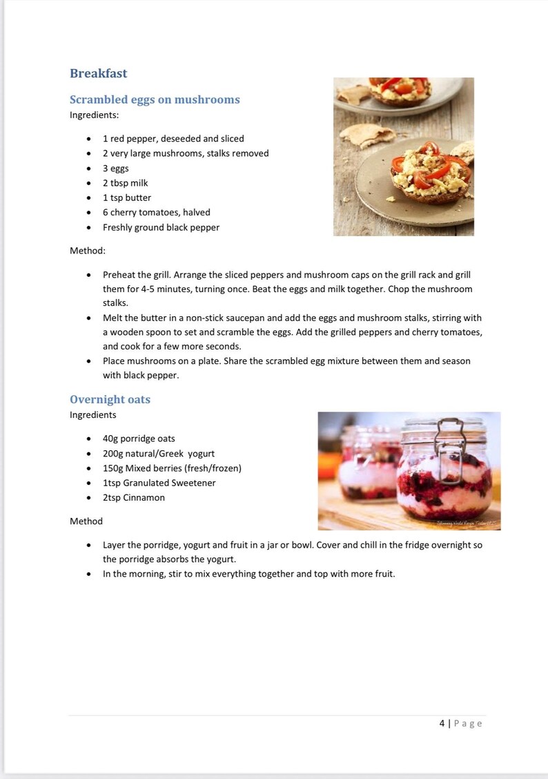 Healthy Recipes Ebook 50+ Easy & Delicious Meals for Clean Eating ...