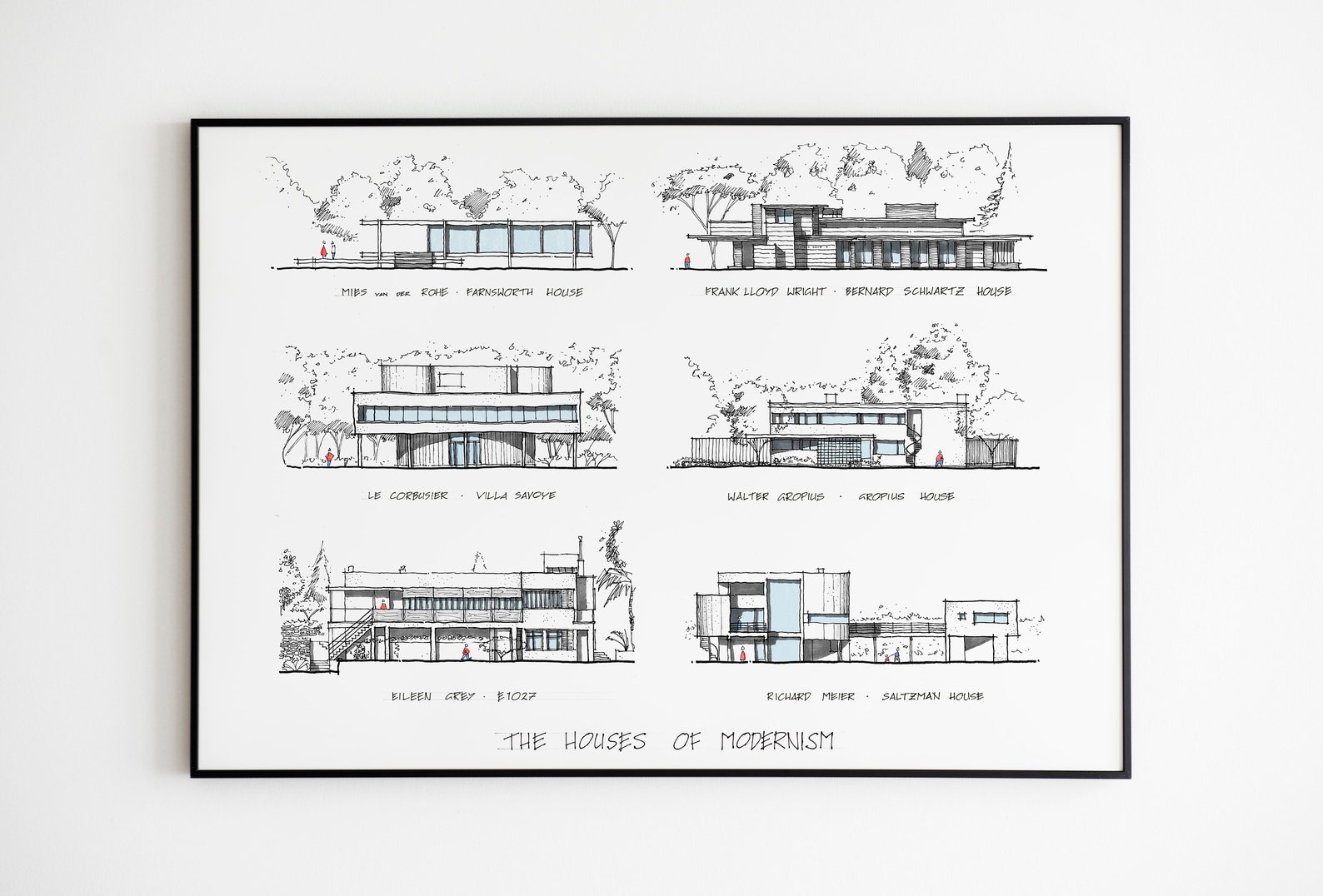 Houses of Modernism, Mies Van Der Rohe, Le Corbusier, Eileen Grey ...