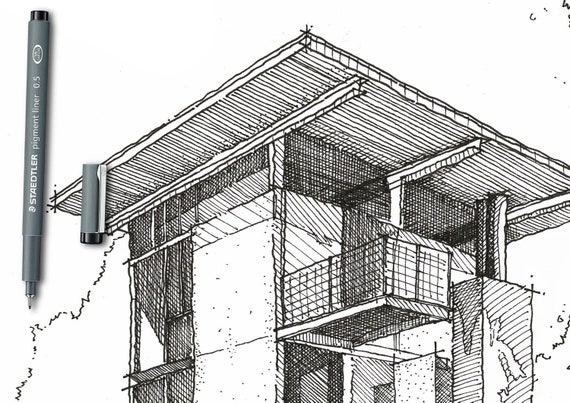 Delta Shelter, Olson Kundig, Tom Kundig Sketch, Architecture Wall