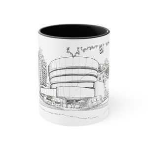 Gugenheim New York coffee mug, Architects mug, Gugenheim souvenir, architects gift
