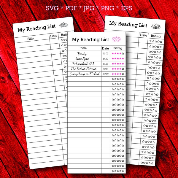 Printable Bookmark - Etsy