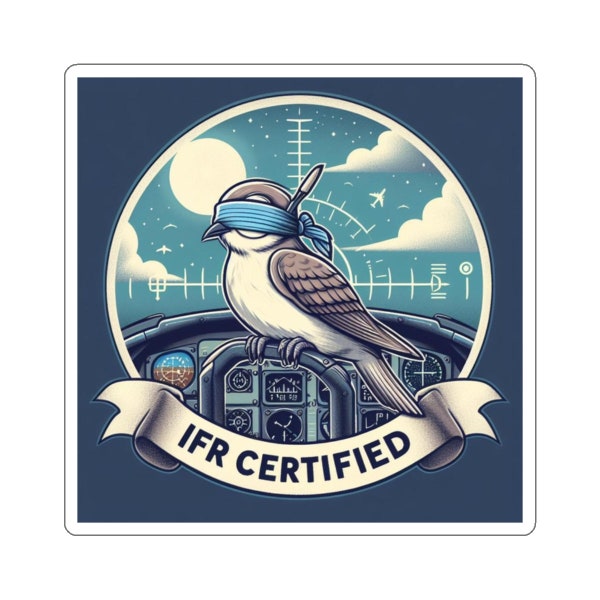 IFR pilots Die-Cut Stickers