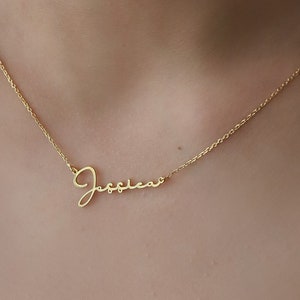 Name Necklace, Personalized Necklace , Gold Name Necklace, Mother&#39;s Day Gifts, Bridesmaid Gifts , Graduation Gifts , Dainty Name Necklace