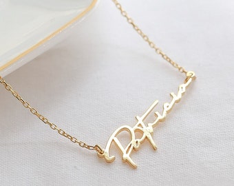 Personalized Dainty Name Necklace - Custom 14k Gold Name Necklace -    Gift For Her - Script Name Necklace