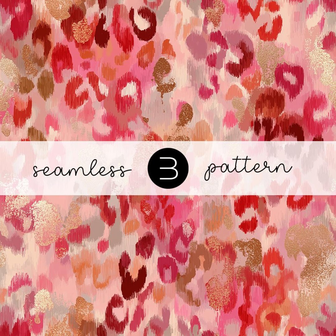 Rose Gold Leopard Print – Seamless Animal Pattern (digital Download) - Etsy