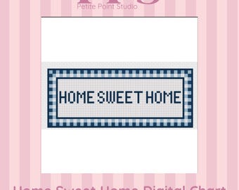 Home Sweet Home Needlepoint Chart
