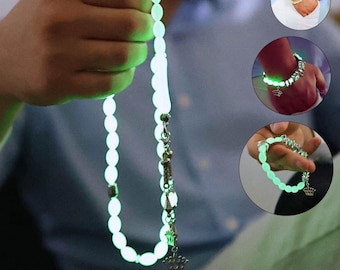 Cat Eye Stone Tasbih Bracelet: transforms into two different bracelets and finger wheels.