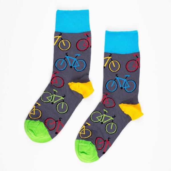 Bicycle socks, Gift for biker, Bike socks, Cyclist socks, Bike lover gift, Hiking socks, Bike mechanic gift socks, Sport socks, Funny socks