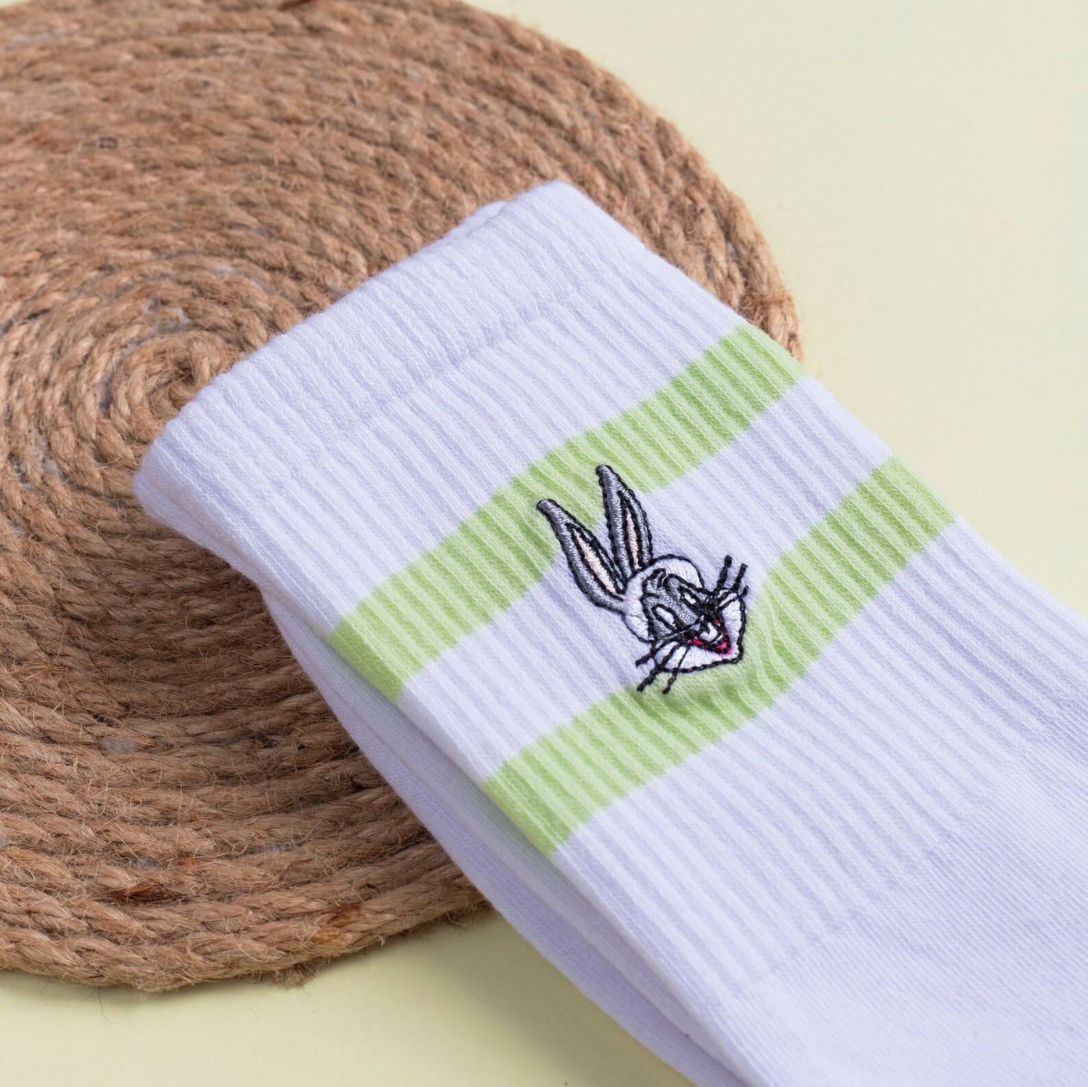 Cartoon Embroidered Socks 90s Funny Retro Socks Long Socks Etsy