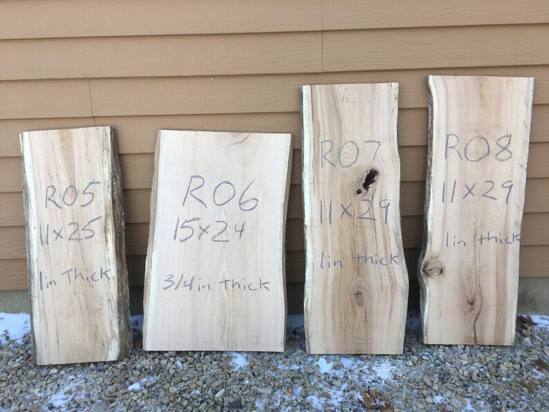 Live Edge Red Oak Slabs Etsy