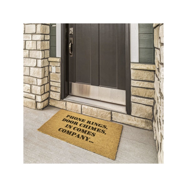 Company the musical inspired door minimalist doormat