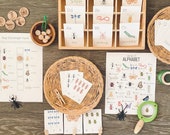 Bug Early Learning Bundle Unit Study for Ages 2-8 Nature Inspired Paly Fun Learning
