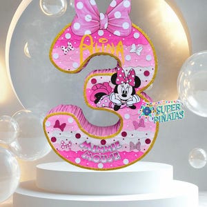 Minnie Mouse Piñata (Number)