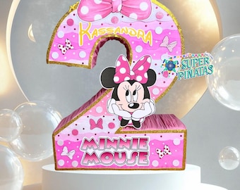 Minnie Mouse Piñata (Number)