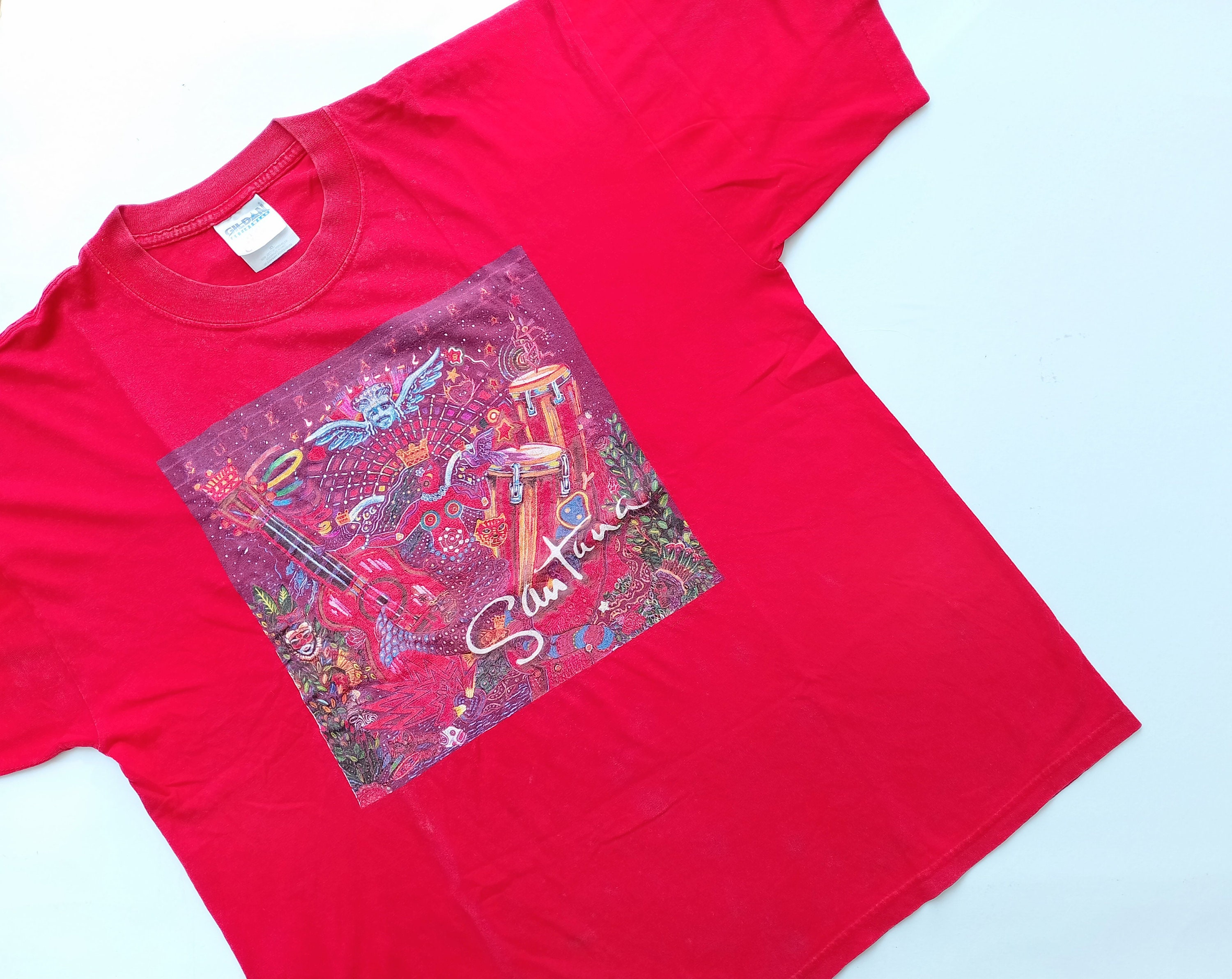 2000年ヴィンテージ サンタナ スーパーナチュラル Tシャツ サイズXL