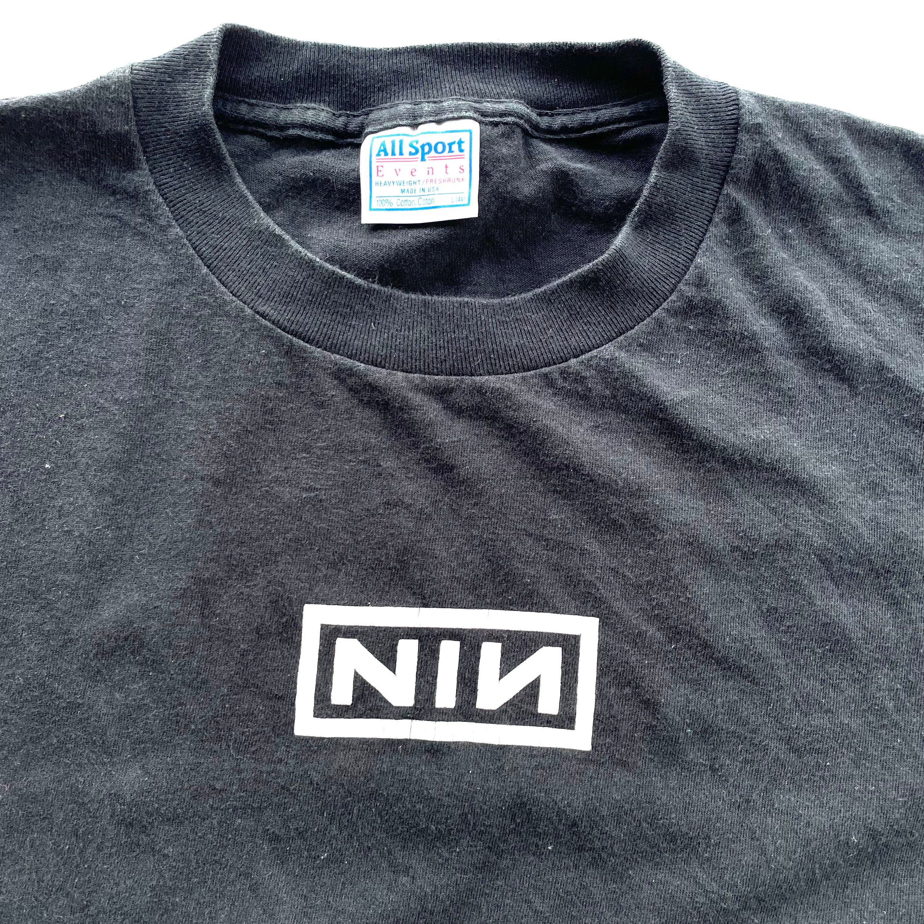 Vintage 2000 Nine Inch Nails Fragility 2000 T Shirt Size L W 21.5