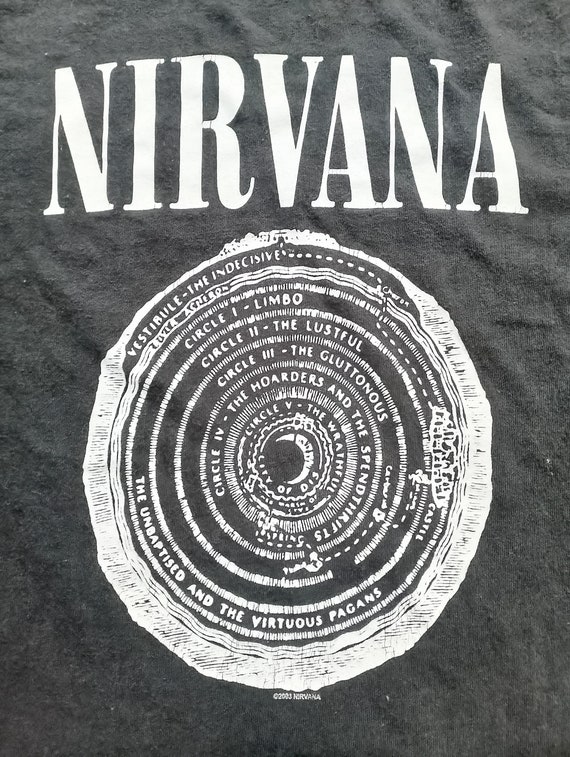 Vintage 2003 Nirvana Vestibule Dante's Inferno T … - image 2