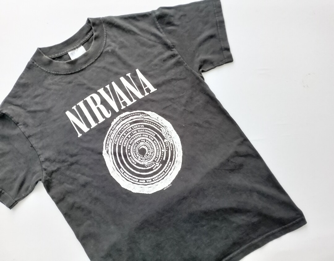 Vintage 2003 Nirvana Vestibule Dante's Inferno T Shirt Size S (W