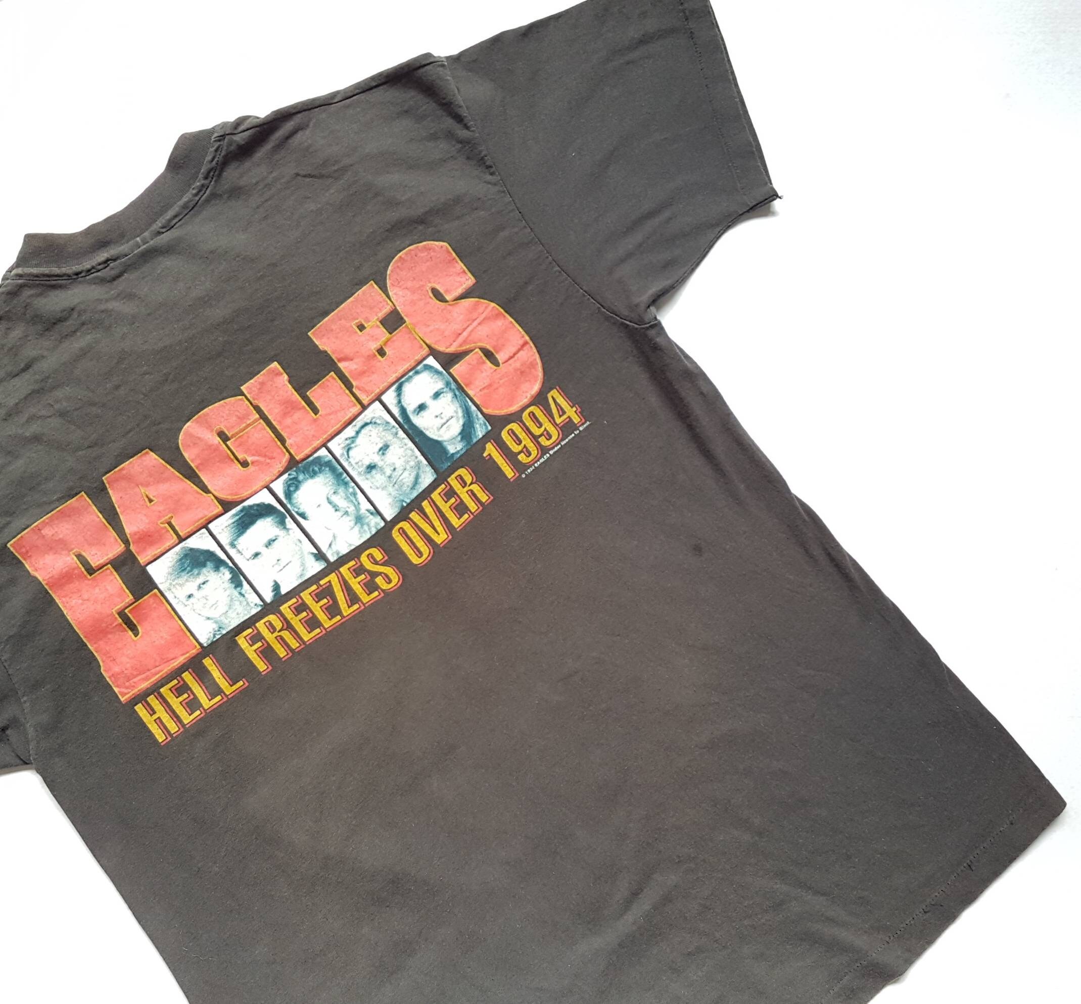 Eagles 1994年コンサート Tシャツ Mサイズ Vintage 1994 Eagles World Tour Band เสื้อยืดไซส์ L. Giant