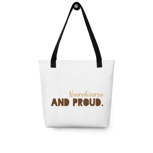 Neurodiverse & Proud Tote bag