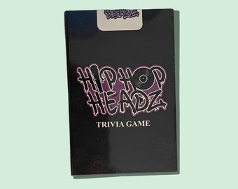 Hip-Hop/Rap Game | Hip Hop Headz Trivia Card Game | Hip Hop Fans | Hip Hop & Rap Gift Set | 50th Hip Hop Anniversary