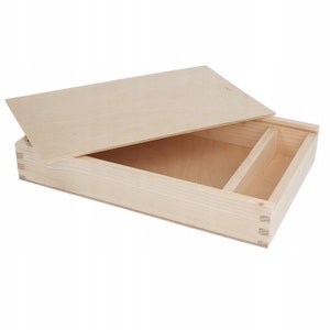 Set of 6  wooden box for photos.