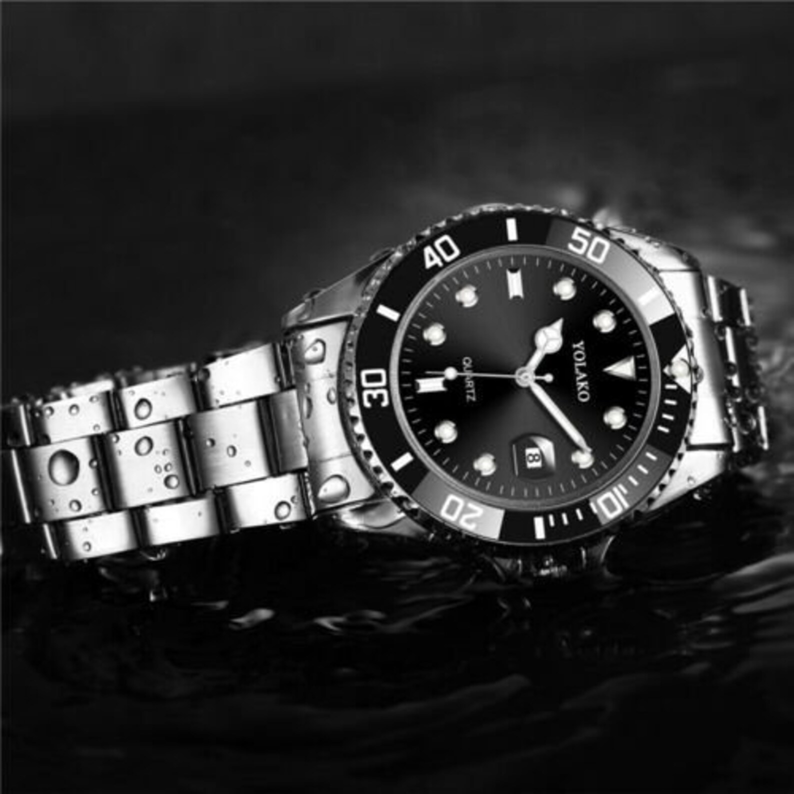 Men's Watch Stainless Steel Man Wristwatch Watches Etsy UK