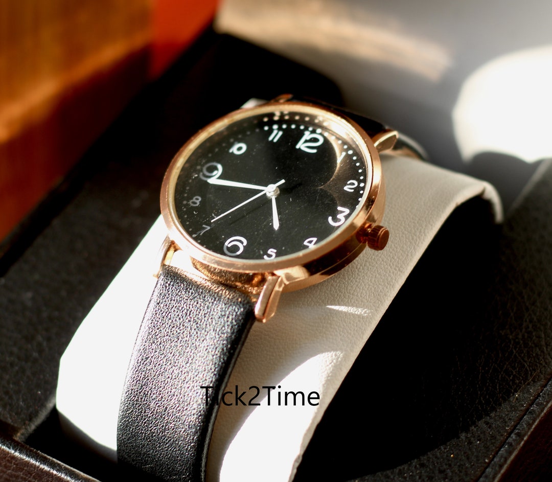 Women's Watches Ladies Wrist Watch Leather Strap Steel Etsy — free download
