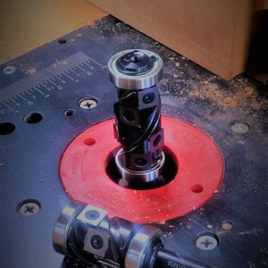 D30 Routing Bit Flush Trim Router Bit With Carbide Inserts - 1/2